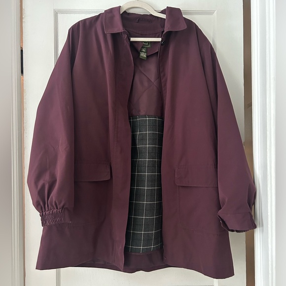 L.L. Bean Jackets & Blazers - Women's Burgundy l.l. Bean Jacket